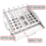 Hot Ash 5 in 1 Grill Rack, Stainless Steel, 500247