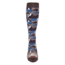 Hot Chillys Mountains Mid Volume Sock - Mens, Mountains/Brown, Medium, HC2849P-451-M