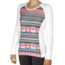 Hot Chillys MTF4000 Fiesta! Print Scoopneck - Womens, Prima/White, Small, HC7432P-131-S