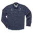 Howler Brothers Gaucho Snapshirt - Mens, Deep Blue Microstripe/Jellyfish, L, 120720S-BBM-L
