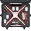 HPRC DJI Phantom 4 Case with Pre-Cut Foam Interior and Wheels, Case Only, Black PHA4-2700W-01
