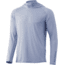 HUK Performance Fishing A1A Hoodie - Men's, Blue Fog, XXL, H1200440-473-XXL