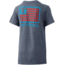 HUK Performance Fishing And Bars Tee - Kids, Sargasso Sea Heather, YXL, H7100042-416-YXL
