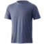 HUK Performance Fishing Bars Tee - Men's, Sargasso Sea Heather, S, H1000332-416-S