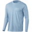 HUK Performance Fishing Icon X L/S Shirt - Men's, Blue Fog, S, H1200386-473-S
