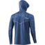 HUK Performance Fishing Icon X Running Lakes Hoodie - Men's, Titanium Blue, M, H1200393-428-M