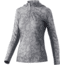 HUK Performance Fishing Icon X Running Lakes Hoodie - Womens, Overcast Grey, M, H6120082-032-M