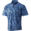 HUK Performance Fishing Kona Ocean Palm Shirt - Men's, Titanium Blue, S, H1500125-428-S