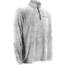 HUK Kryptek Icon 1/4 Zip, Yeti-Grey, Small H1200007YT2S