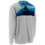 HUK KScott Northdrop Icon Long Sleeve, White, Extra Large H1200068WHTXL