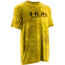 HUK Mens Kryptek Short Sleeve Tee Shirt, Kryptek Blaze Yellow H1200088GBYM