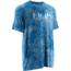 HUK Mens Kryptek Short Sleeve Tee Shirt, Kryptek Carolina Blue H1200088GCBS