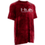 HUK Mens Kryptek Short Sleeve Tee Shirt, Kryptek Crimson H1200088GCRS