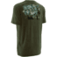 HUK Mens KScott Bass Lilly Tee, Heather Green H1000075HGNS