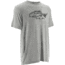 HUK Mens Kscott Bass Sketch Tee, True Grey Heather H1000078TGHS