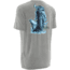 HUK Mens KScott Jumping Bass Tee, True Grey Heather H1000074TGHXXXL