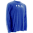 HUK Mens KScott Midnight Banks Icon Long Sleeve Shirt, Royal H1200094RYLXXXL