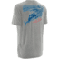 HUK Mens KScott On the Dredge Tee, True Grey Heather H1000069TGHXXXL