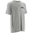 HUK Mens KScott On the Dredge Tee, True Grey Heather H1000069TGHXXXL