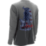 HUK Mens KScott Performance American BaShort Sleeve Long Sleeve Shirt, Cool Charcoal Grey H1200104CGYS