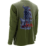 HUK Mens KScott Performance American BaShort Sleeve Long Sleeve Shirt, Military Olive Drab H1200104MODXL