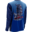 HUK Mens KScott Performance American BaShort Sleeve Long Sleeve Shirt, Navy H1200104NVYXXXL