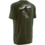 HUK Mens Kscott Striper Pursuit Tee, Heather Green H1000065HGNXXXL