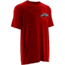 HUK Mens Kscott Striper Pursuit Tee, Heather Red H1000065HRDS
