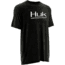 HUK Mens Logo Tee, Dark Grey Heather H1000091DGHS