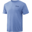 HUK Performance Fishing Americana Flag Short Sleeve Tee - Mens, Carolina Blue Heather, Medium, H1000238-425-M