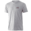 HUK Performance Fishing And Bars Tee - Kids, Heather Grey, YM, H7100042-033-YM