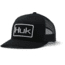 HUK Performance Fishing Angler Trucker Mesh Hat - Mens, Black, One Size, H3000228-001-1