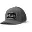 HUK Performance Fishing Angler Trucker Stretch Mesh Hat - Mens, Sharkskin, One Size, H3000232-028-1