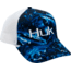 HUK Performance Fishing Camo Trucker Headwear, Cap - Mens, Hydro Reflex, 1, H3000185-468-1