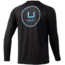 HUK Performance Fishing Circle Scatter Pursuit Long-Sleeve Shirt - Men's, Medium, Black, H1200470-001-M