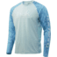 HUK Performance Fishing Current Camo Double Header Long Sleeve T-Shirt - Mens, Boca Grande, Small, H1200230-446-S