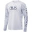 HUK Performance Fishing Current Camo Double Header Long Sleeve T-Shirt - Mens, Kenai, Medium, H1200230-453-M