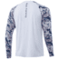HUK Performance Fishing Current Double Header Long Sleeve - Men's, Ocean Tally Cam, Extra Large, H1200348-975-XL