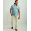 HUK Performance Fishing Diamond Back Current Plaid Short Sleeve Top - Mens, Storm Blue, Large, H1500205-394-L