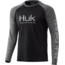 HUK Performance Fishing Double Header Long Sleeve - Men's, Black, Extra Large, H1200341-001-XL