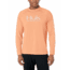HUK Performance Fishing Fishing Long Sleeve Double Header Top - Men's, Beach Peach, Large, H1200136-850-L
