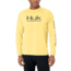 HUK Performance Fishing Fishing Long Sleeve Double Header Top - Men's, Butter, Large, H1200136-745-L