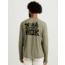 HUK Performance Fishing Drift Graphic Crew Shirt -Mens, Long Sleeve, Heather Moss, Small, H1200709-318-S