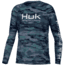 HUK Performance Fishing Edisto Pursuit Long-Sleeve Shirt - Kids, Small, Titanium Blue, H7120076-428-YS