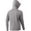 HUK Performance Fishing Fin Hoodie - Men's, True Grey Heather, Small, H1300049-035-S