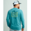 HUK Performance Fishing Graphic Long Sleeve Tee - Mens, Storm Blue, Extra Large, H1000533-394-XL