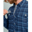 HUK Performance Fishing Hawser Plaid Flannel - Mens, Naval Academy, Medium, H1500209-413-M