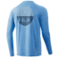 HUK Performance Fishing Horizon Lines Pursuit Long Sleeve - Men's, Dusk Blue, Small, H1200370-469-S