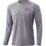 HUK Performance Fishing Horizon Lines Pursuit Long Sleeve - Men's, Sharkskin, Medium, H1200370-028-M