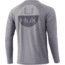 HUK Performance Fishing Horizon Lines Pursuit Long Sleeve - Men's, Sharkskin, Medium, H1200370-028-M